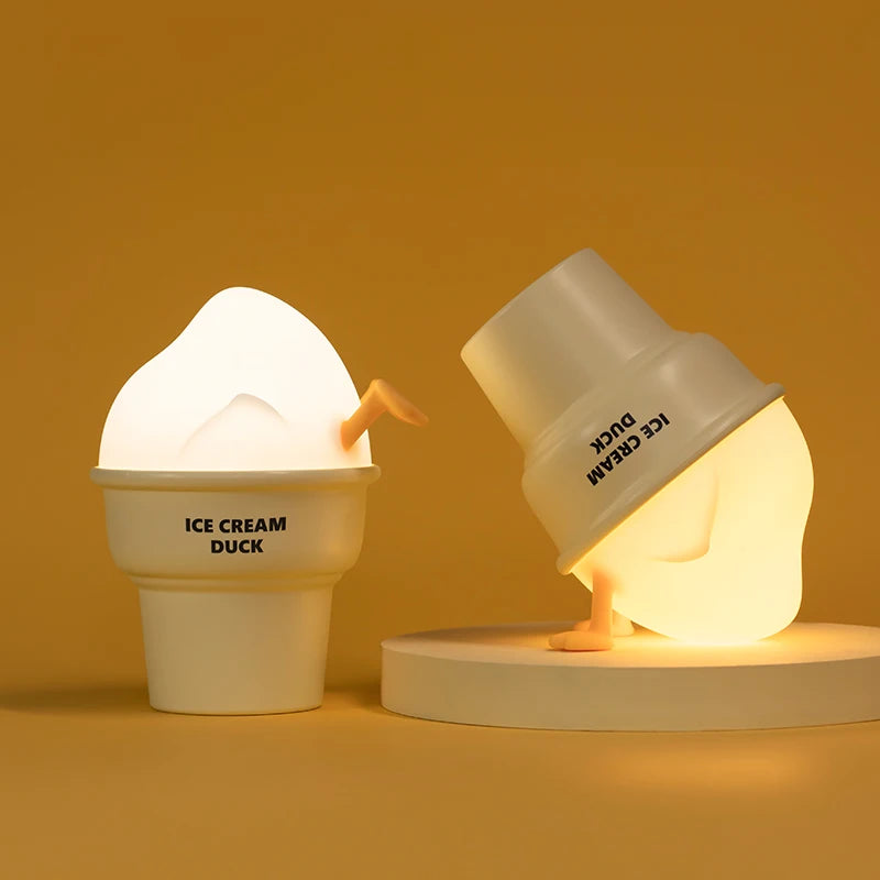 Ice Cream Duck Illuminating Lamp 