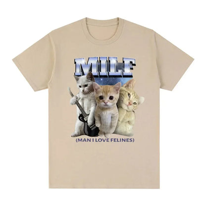 MILF "Man I Love Felines" T-shirt