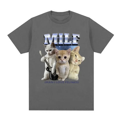 MILF "Man I Love Felines" T-shirt