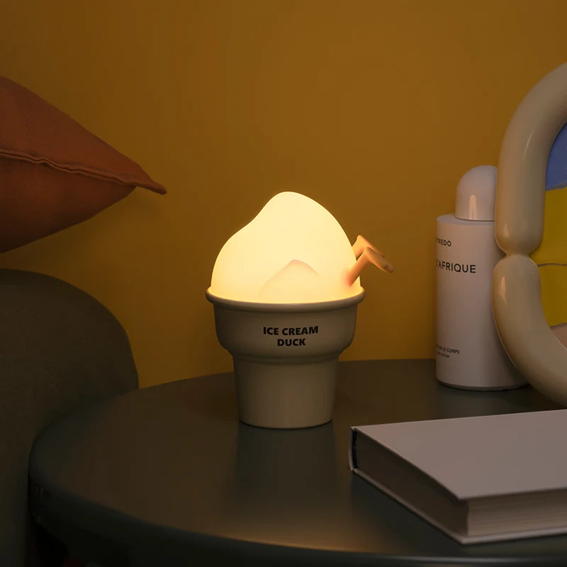 Ice Cream Duck Illuminating Lamp 