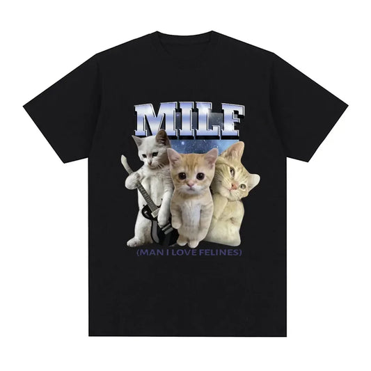 MILF "Man I Love Felines" T-shirt