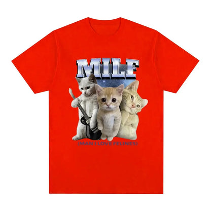 MILF "Man I Love Felines" T-shirt