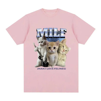 MILF "Man I Love Felines" T-shirt