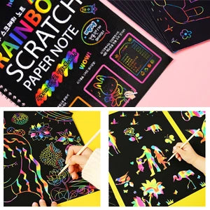 Children's Rainbow Scratch Book (2 Pack)