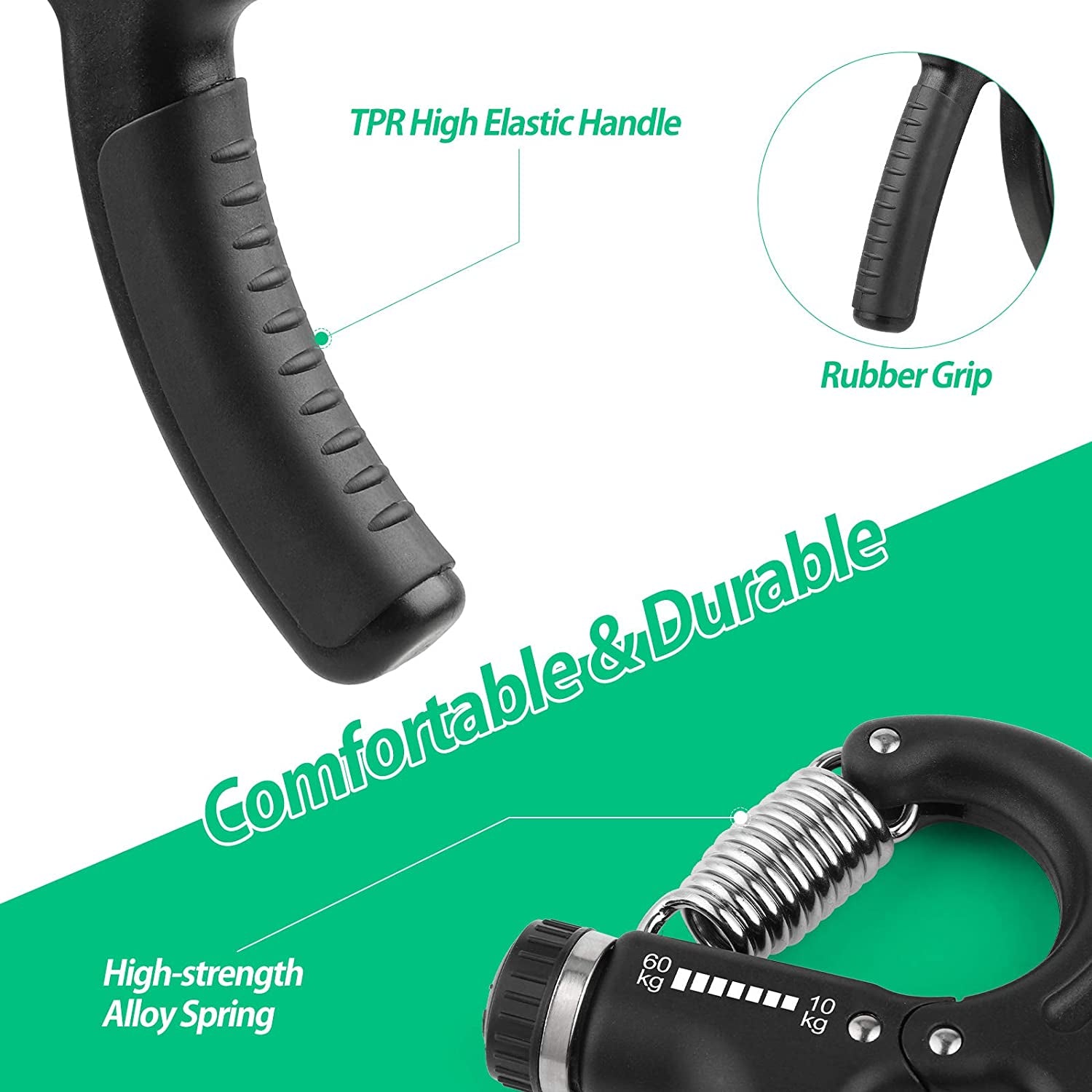 Adjustable Grip Strength Trainer for Forearms & Athletes